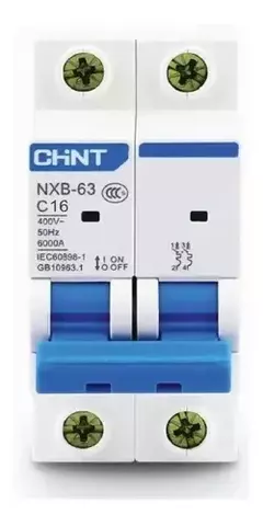 Termica 2x16A icc 6000a Chint