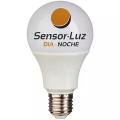 Lámpara led a 60 C/Fotocelula 9w