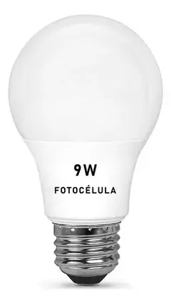 Lámpara led a 60 C/Fotocelula 9w - comprar online