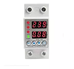 Protector De Tension Monofasico Digital Din 63a baw