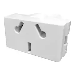 MODULO TOMA 10AMP PLATINUM BLANCO VERONA - comprar online