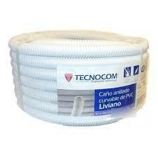 CAÑO FLEXIBLE 3/4 BLANCO TECNOCOM (METRO) - Patagonia Volt