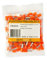 TERMINAL PUNTERA HUECA 4MM NARANJA en internet