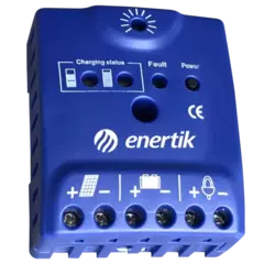 Regulador de Carga para Paneles Solares 10A 12/24V – Línea C
