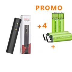 Banner de la categoría Sacacorchos Eléctrico + 4 Pilas Recargables por USB