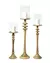 Candelabro de Pie con Tulipa de vidrio y base de Madera - comprar online