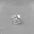 Anillo plata, con detalle de piedra - comprar online