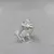 Anillo plata y oro, con detalle de piedra en internet