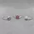 Anillo plata, con detalle de piedra - comprar online