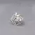 Anillo plata y oro, con detalle de piedra - comprar online