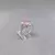 Anillo plata y oro, con detalle de piedra - tienda online