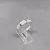 Anillo plata, con detalle de piedra en internet