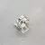 Anillo plata personalizables - comprar online