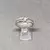 Anillo plata y oro, con detalle de piedra en internet