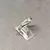 Anillo plata y oro, con detalle de piedra - comprar online