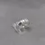 Anillo plata, con detalle de piedra - comprar online