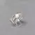 Anillo plata y oro