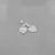 Aros plata colgante corazones - comprar online