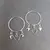 Aros argolla de plata, con corazones - comprar online