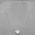 Cadena de plata y dije corazón - comprar online