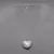 Cadena de plata y dije corazón - comprar online