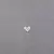 Dije plata corazón - comprar online