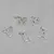 Dijes plata, iniciales - comprar online