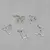 Dijes plata, iniciales - comprar online