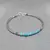 Pulsera plata cristal - comprar online