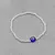 Pulsera plata elastizada - comprar online