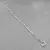 Pulsera plata, cierre marinero - comprar online