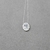 Cadena + dije con strass y piedra - comprar online