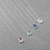 Cadena + dije con piedra