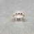 Imagen de Anillo medio sin fin con oro