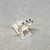 Anillo medio sin fin con oro en internet
