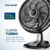 Ventilador 40cm Super Turbo 8 Pás, Mondial, Preto/Prata, 140W, 110V na internet