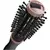 Escova de cabelo rotativa Della 1200W Bivolt Preta ECR-03 Agratto, com design moderno e cerdas de nylon.