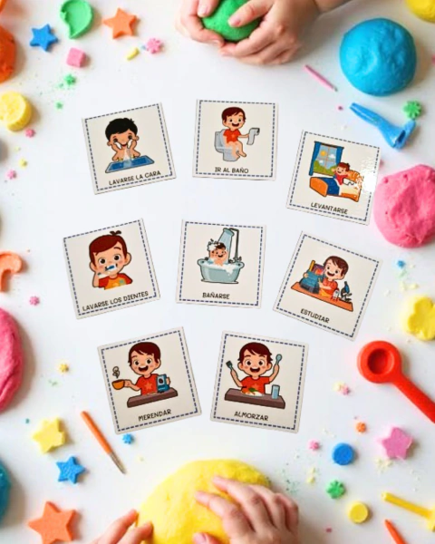 RUTINA DIARIA NIÑO IMANTADA - comprar online
