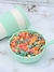 Bowl facetado Chico Colores Pastel 12x5cm - Fresa Exclusivo