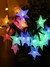 Guinalda luz led SOLAR estrellas multicolor - comprar online