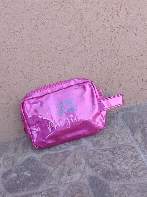 Neceser hologram fucsia - comprar online