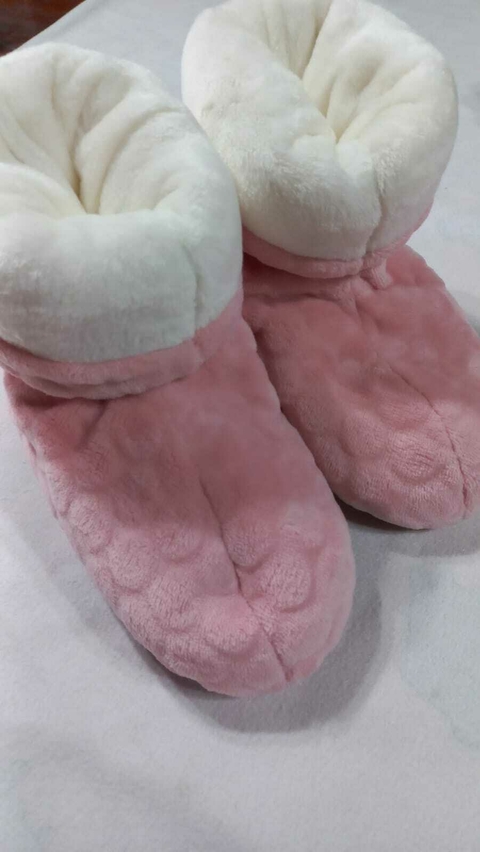 Pantubota Rosa interior corderito - comprar online