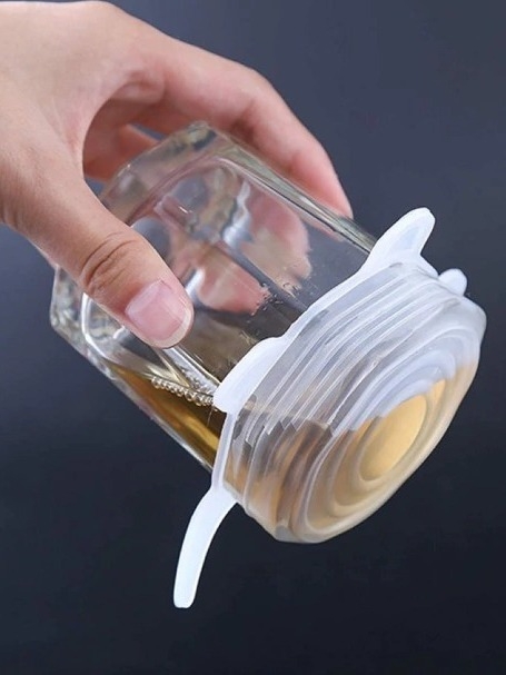 Tapa de silicona ajustable x6 unidades - comprar online