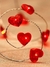 Guirnalda led corazones rojos - comprar online