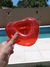 Inflable posa vaso CORAZON - Fresa Exclusivo