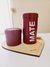 Set Tarros Bordo Yerbera + Azucarera - Fresa Exclusivo