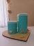 Set Tarros Premium Esmeralda Yerbera + Azucarera - Fresa Exclusivo