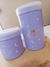 Set Tarros Lila Energia Positiva Yerbera + Azucarera - comprar online