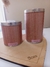Set de Latas Yerbera + Azucarera Estilo Bambu Rosa - tienda online