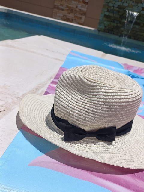 Sombrero de rafia - natural - comprar online